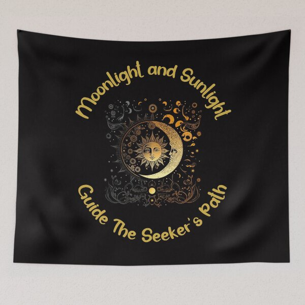 Item preview, Moonlight And Sunlight Mystical Design, Celestial designed and sold by desireedickens.