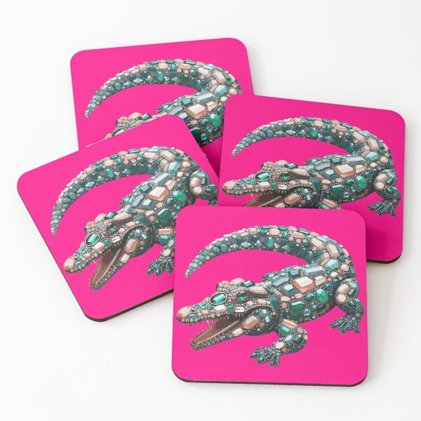 Item preview, Celestial Crocodile - Gemstone Reptile Art 10 designed and sold by iwcus.