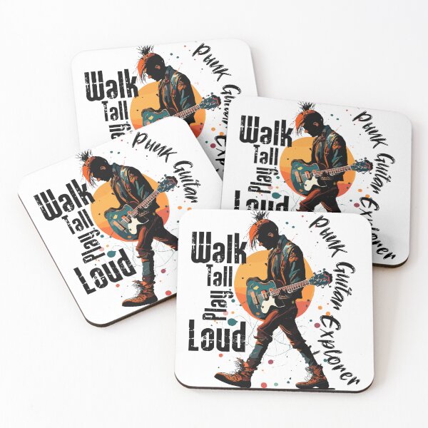 Item preview, Walk Tall, Play Loud: Punk Guitar Explorer designed and sold by Concept-Hub.