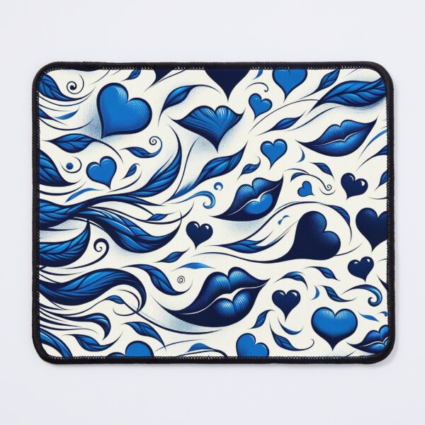 Item preview, Royal Blue Crazy Hearts & Lips Vol 1 designed and sold by Teas-Talents.
