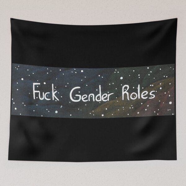 Item preview, Fuck Gender Roles designed and sold by Dark Moon Art Studio.