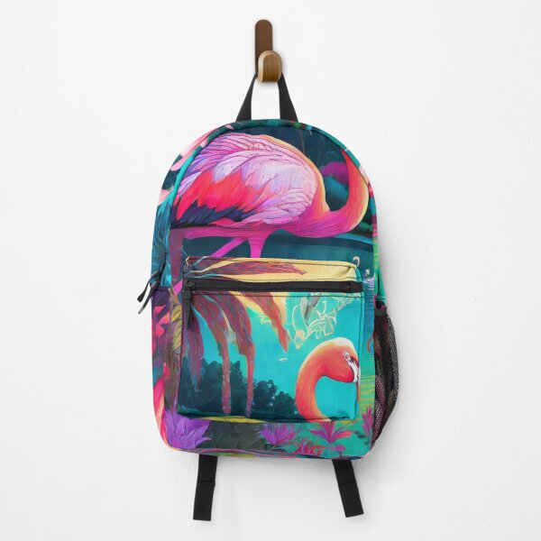 Item preview, Beautiful magic garden with a lake, flamingos designed and sold by fotofeast.