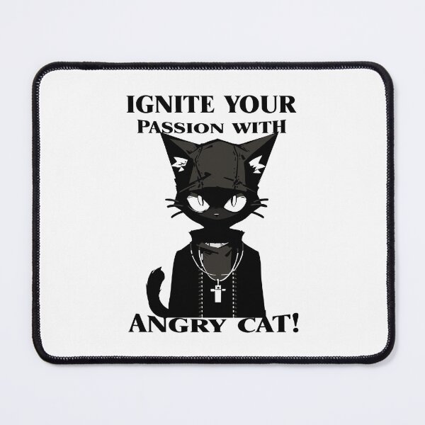 Item preview, Ignite your passion with Angry Cat!  designed and sold by funspms.
