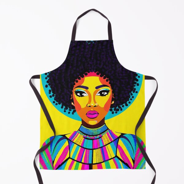 Artikelvorschau, Schwarze Frau mit tiefem Blick und Afro-Stil entworfen und verkauft von fotofeast.