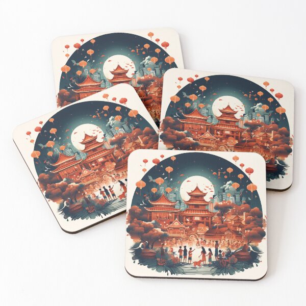 Item preview, Festive Chinese New Year in vector style designed and sold by Petschar.