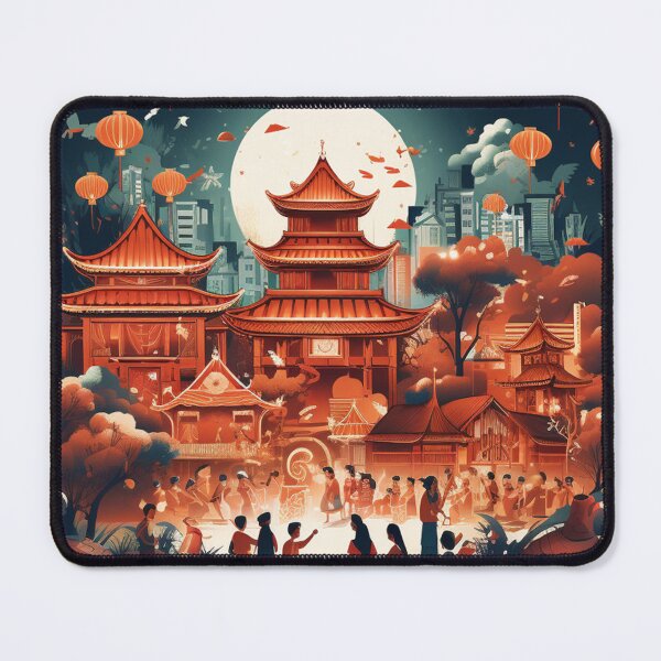Item preview, Festive Chinese New Year in vector style designed and sold by Petschar.