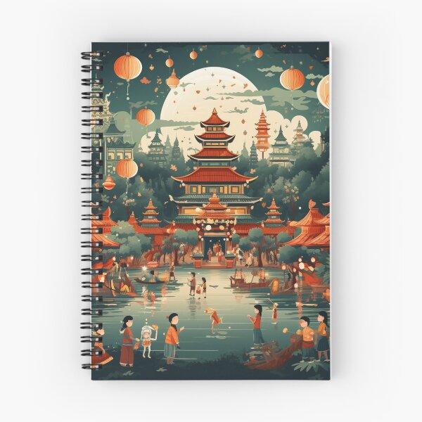 Item preview, Evening Chinese New Year festival in vector style designed and sold by Petschar.