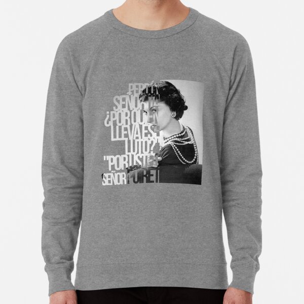 A woman is the age she deserves - Coco Chanel Lightweight Sweatshirt by  Clone Fashion