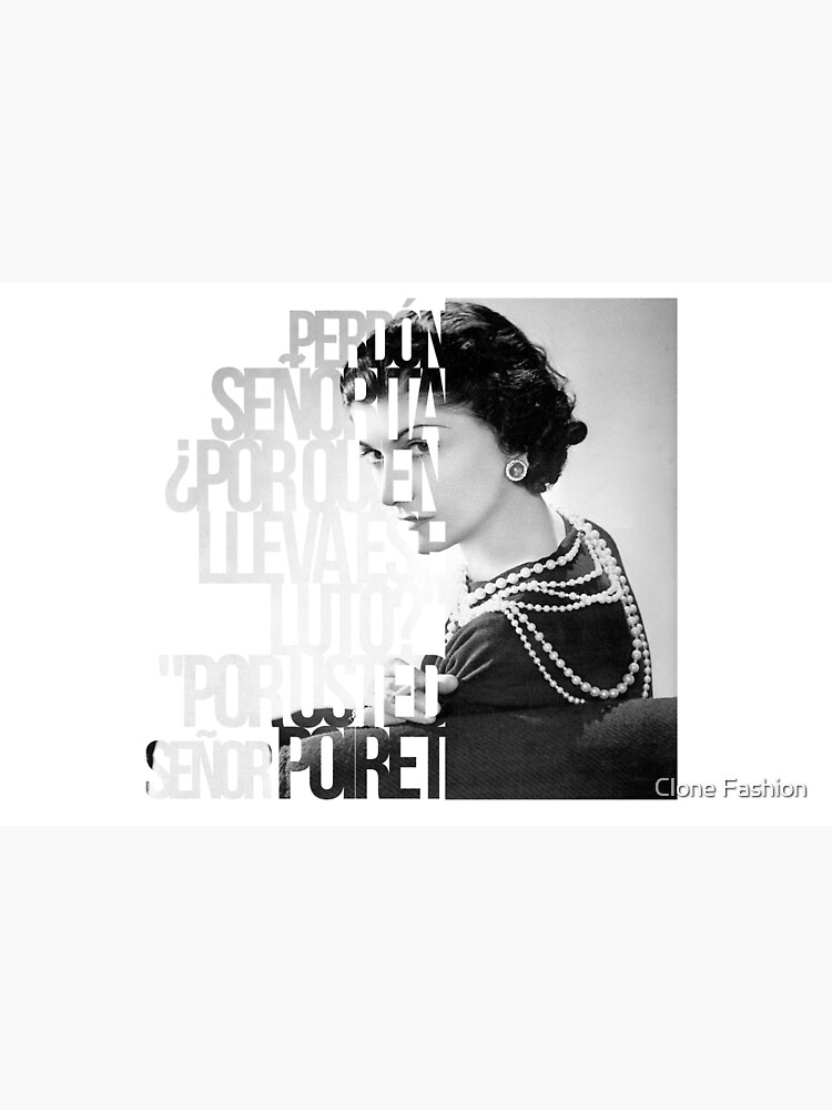 coco chanel elegant quote blk Laptop Sleeve for Sale by THEARTOFQUOTES