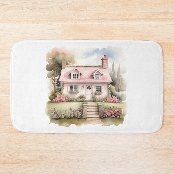 Item preview, Country Cottage Watercolor Painting designed and sold by SloganExpress.
