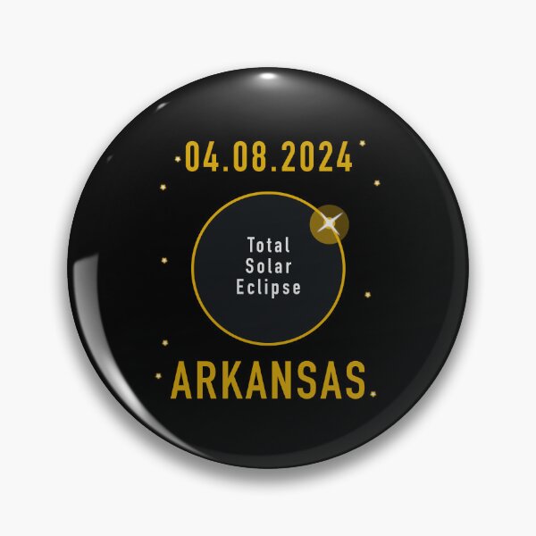 Artikelvorschau, Totale Sonnenfinsternis 2024 Arkansas entworfen und verkauft von ZapTeesDesign.