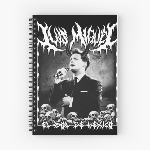 Item preview, Luis Miguel El Sol de México Metal Dark Lettering Design designed and sold by HostDrawing.