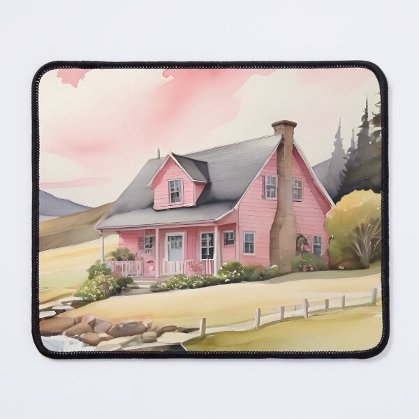 Item preview, Country Cottage Watercolor Painting designed and sold by SloganExpress.