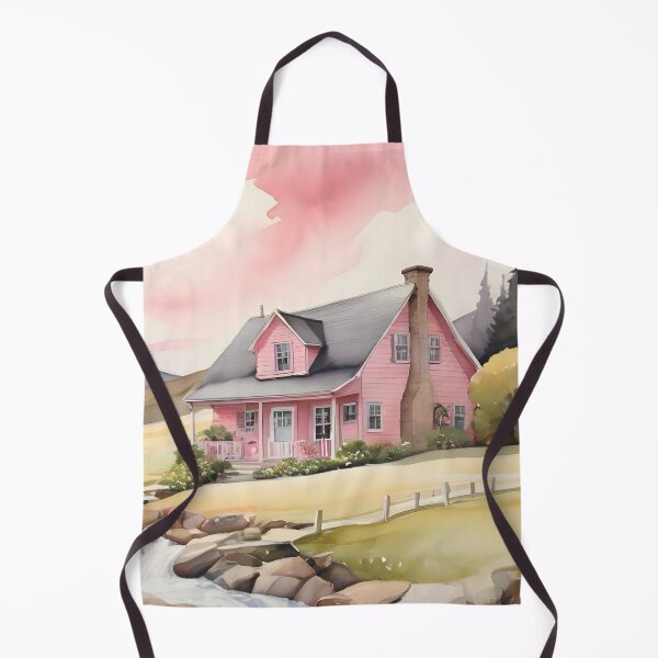 Item preview, Country Cottage Watercolor Painting designed and sold by SloganExpress.