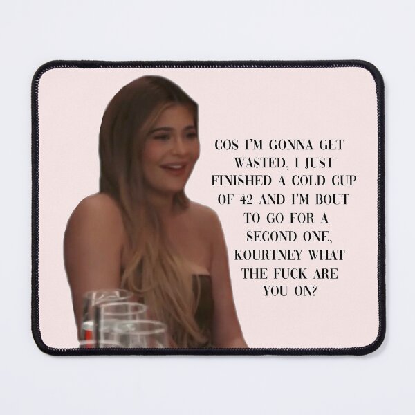 Item preview, cos I’m gonna get wasted I just finished a cold cup of 42 and I’m bout to go for a second one Kourtney what the fuck are you on? designed and sold by pnkrose.