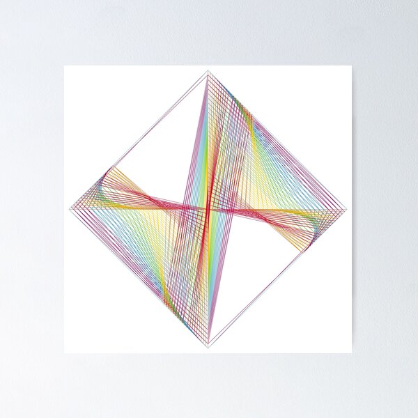 Item preview, Rectangular Pattern 1 Morph D [13442-CROYGBP-WB] designed and sold by LottMultimedia.