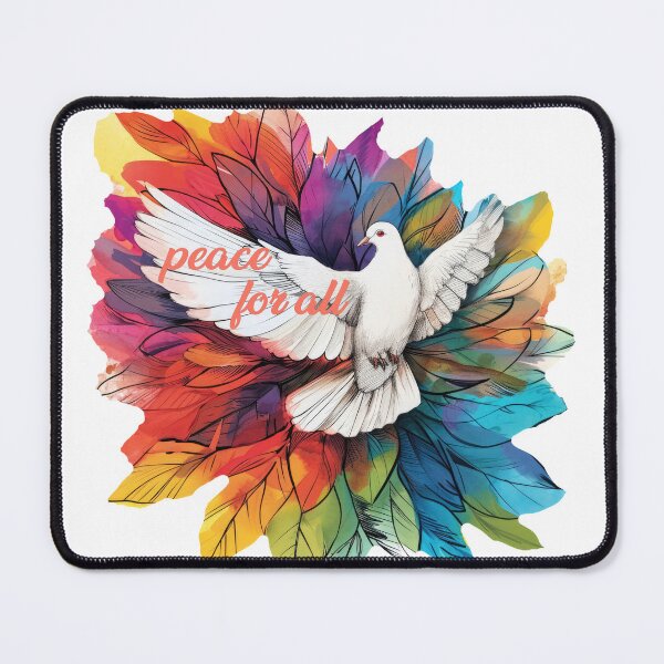 Item preview, Flowers Leaves, Dove - Peace for all designed and sold by FlowersColorful.