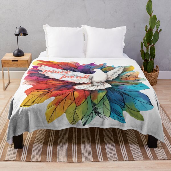 Item preview, Flowers Leaves, Dove - Peace for all designed and sold by FlowersColorful.