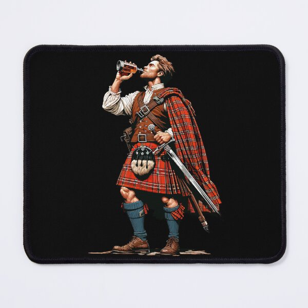 Item preview, Highland warrior: Celebrating Scottish Tradition with a Whisky Toast designed and sold by artwaves.