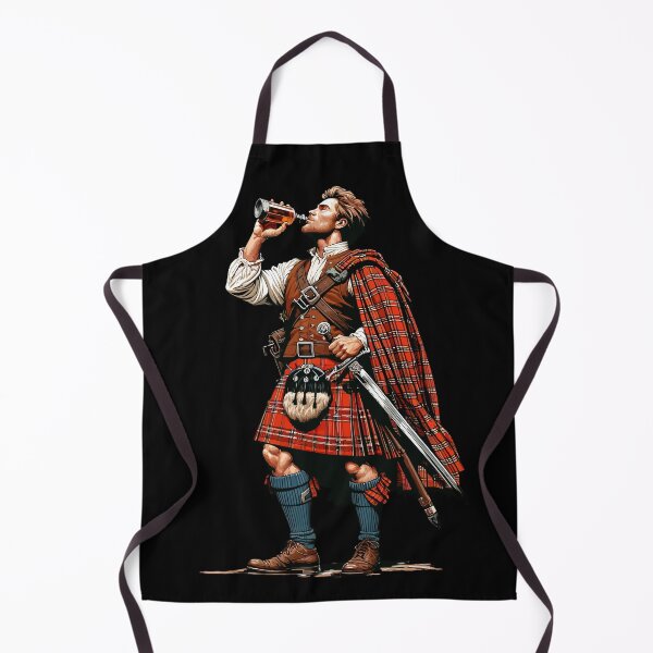 Item preview, Highland warrior: Celebrating Scottish Tradition with a Whisky Toast designed and sold by artwaves.