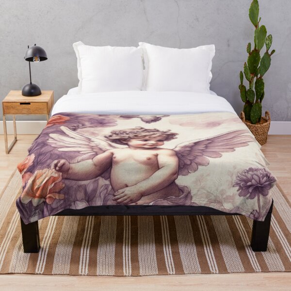 Item preview, Cherub Angel in a Garden Paradise - 8 designed and sold by nyathiwa.