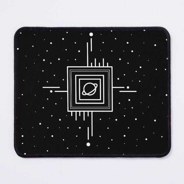 Item preview, Distant planet lock in white designed and sold by Eviidesigns.