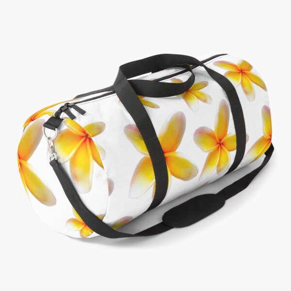 Item preview, Yellow Frangipanis on White designed and sold by ppddesigns.