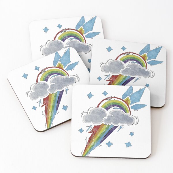 Item preview, lightning rainbow dash cutie mark designed and sold by bukajart.