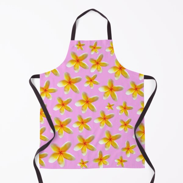 Item preview, Yellow Frangipanis on a Pink Background designed and sold by ppddesigns.