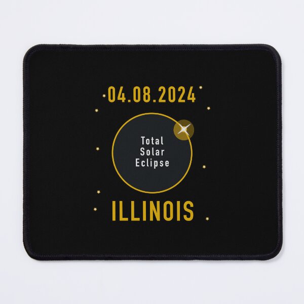Item preview, Total Solar Eclipse 2024 Illinois designed and sold by ZapTeesDesign.