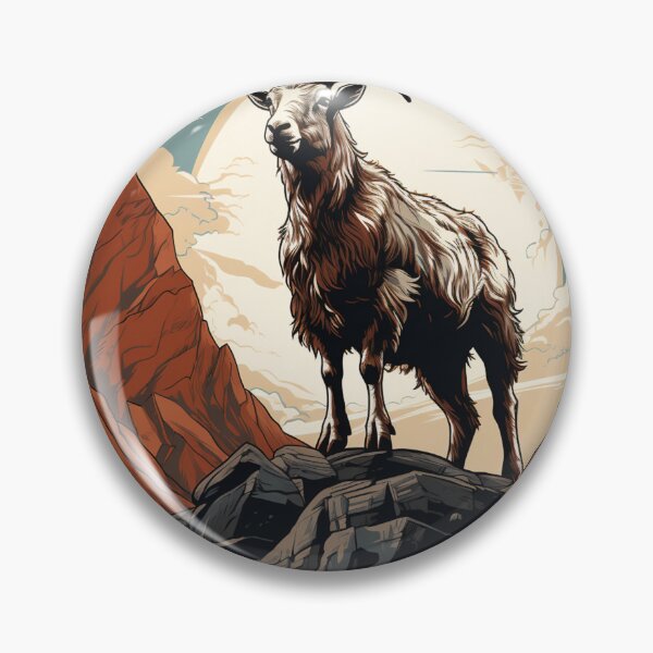 Item preview, Summit Sovereign: The Mountain Goat's Dusk Vigil designed and sold by dungeonwarriors.