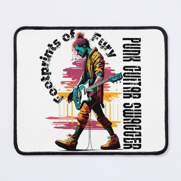 Item preview, Footprints of Fury: Punk Guitar Swagger designed and sold by Concept-Hub.