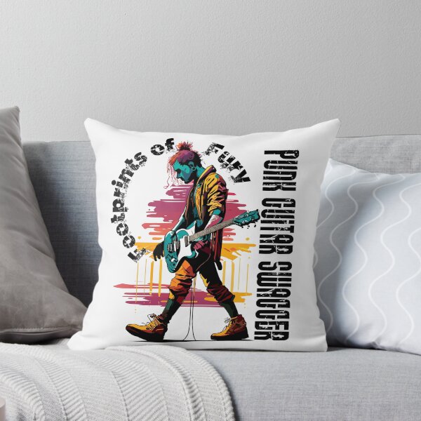 Item preview, Footprints of Fury: Punk Guitar Swagger designed and sold by Concept-Hub.