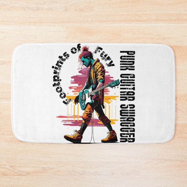Item preview, Footprints of Fury: Punk Guitar Swagger designed and sold by Concept-Hub.