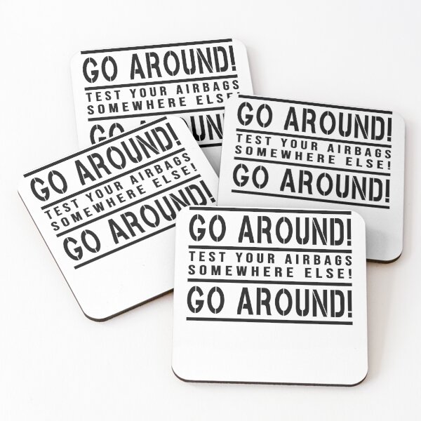 Item preview, Funny Go around driving decal phrase designed and sold by DisenyosDeMike.