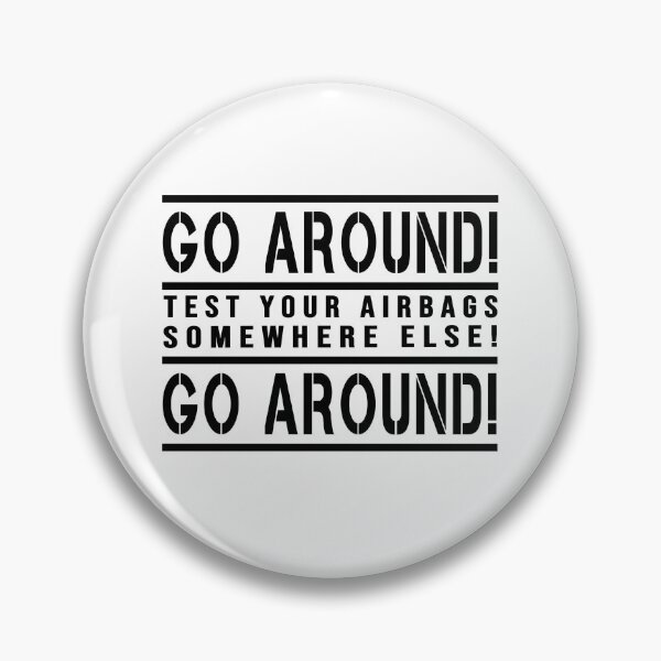 Item preview, Funny Go around driving decal phrase designed and sold by DisenyosDeMike.