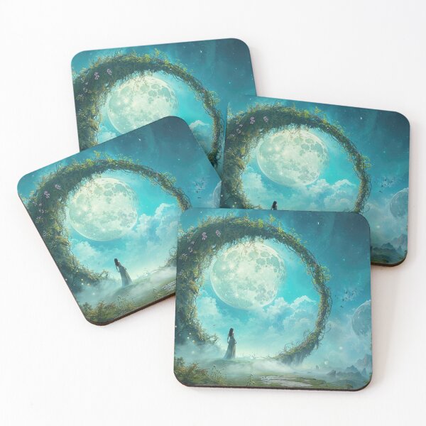 Item preview, Floral Moon Portal designed and sold by LemurianPortals.