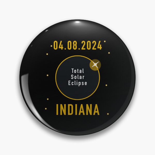 Item preview, Total Solar Eclipse 2024 Indiana designed and sold by ZapTeesDesign.