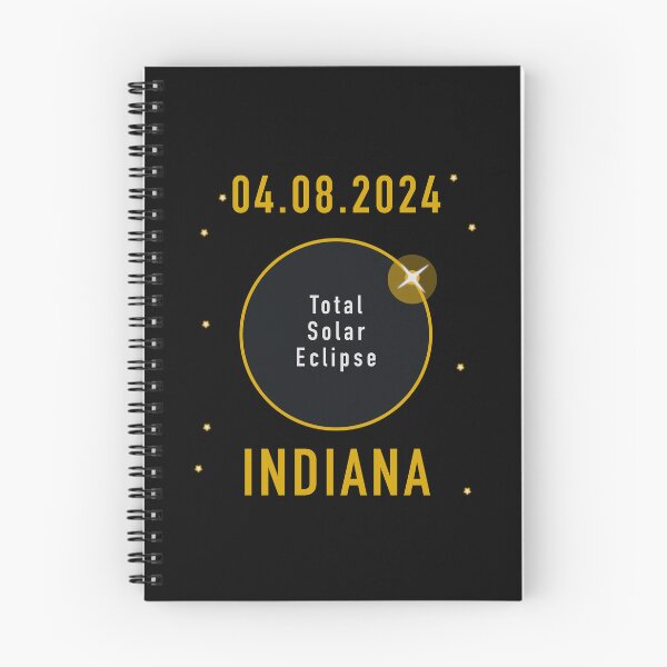 Item preview, Total Solar Eclipse 2024 Indiana designed and sold by ZapTeesDesign.