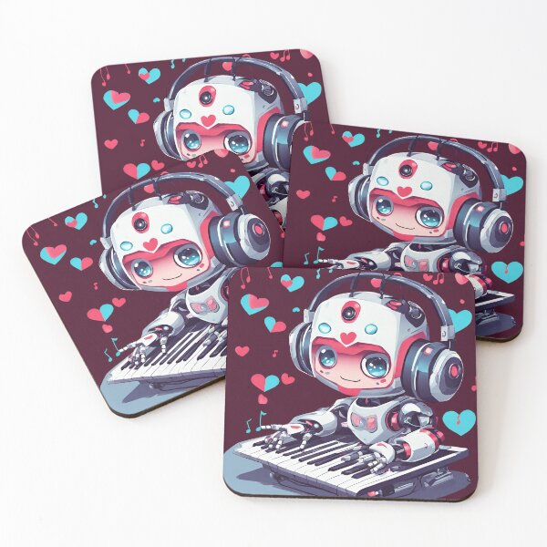 Item preview, Cute Robot musician  designed and sold by Tassabongkot.