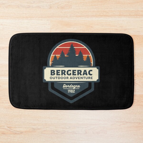 Item preview, Bergerac Outdoor Adventure 1982 Retro Outdoors design designed and sold by RetroDesignsNW.