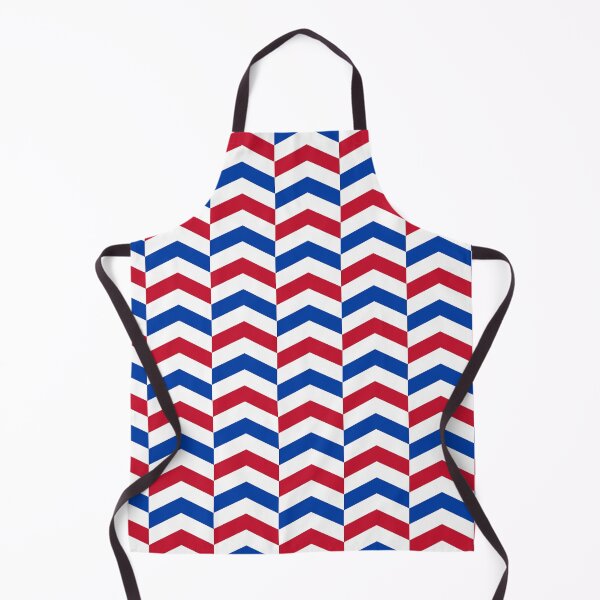 Item preview, White Blue Red Netherlands Tricolor Zigzag Vertical Stripe Dutch Language Tulip Field Artistic Heritage Pattern designed and sold by PenguinForests.