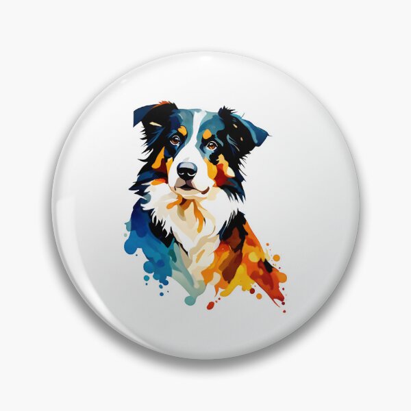 Item preview, Cute Border collie dog breed pet animal watercolor  designed and sold by Animalpetslover.