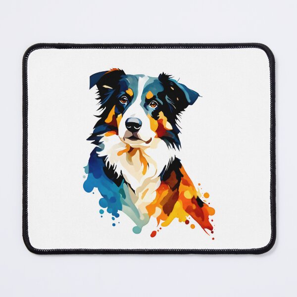 Item preview, Cute Border collie dog breed pet animal watercolor designed and sold by Animalpetslover.