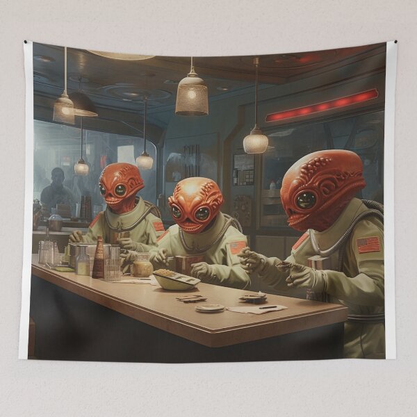 Item preview, Alien Restaurant 1 designed and sold by AstroRisq.