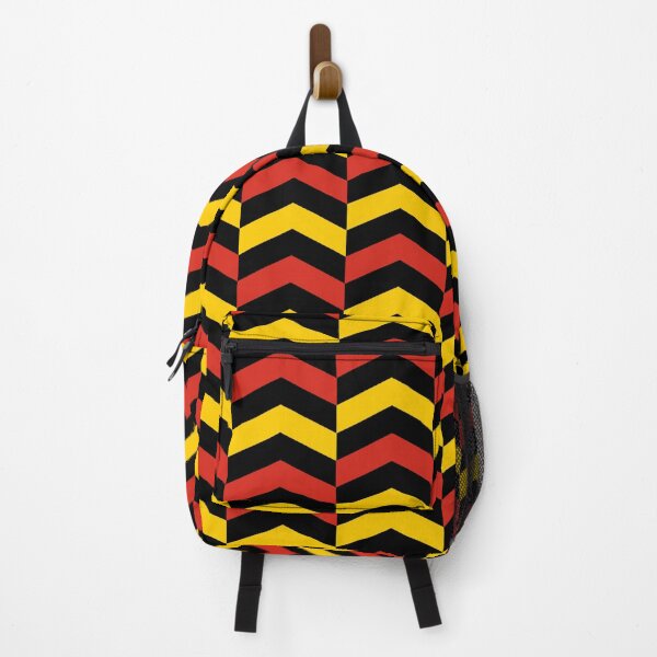 Item preview, Black Yellow Red Germany Tricolor Vertical Stripe Zigzag Line German Language Geometric Cultural History Pattern designed and sold by PenguinForests.