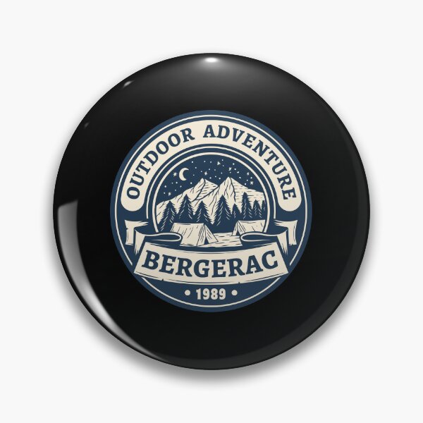 Artikelvorschau, Bergerac Outdoor Adventure 1989 Retro-Outdoor-Design entworfen und verkauft von RetroDesignsNW.