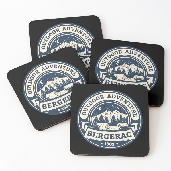 Item preview, Bergerac Outdoor Adventure 1989 Retro Outdoors design designed and sold by RetroDesignsNW.