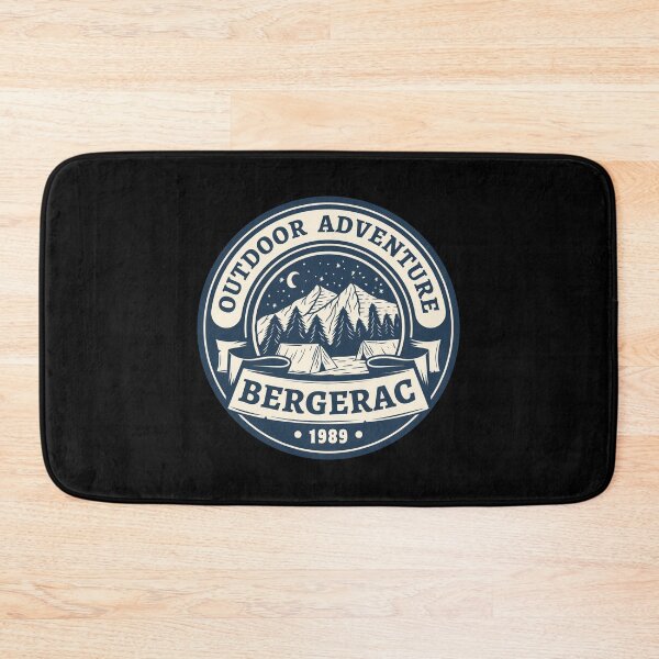 Item preview, Bergerac Outdoor Adventure 1989 Retro Outdoors design designed and sold by RetroDesignsNW.