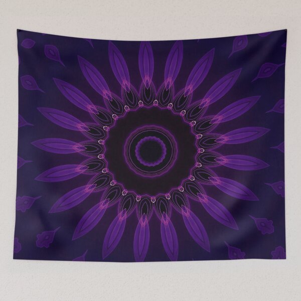 Item preview, Leafy Purple Mandala designed and sold by Richards-Art.